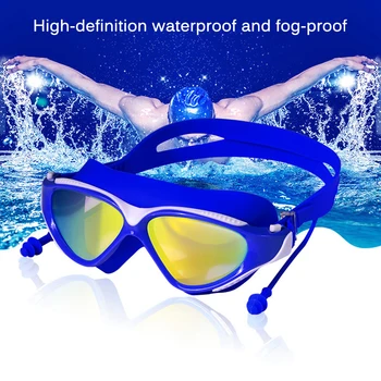 Professional Adult Silicone Swimming Goggles Anti-fog UV Swimming Glasses for Men Women Eyewear Blue
Professional Adult Silicone Swimming Goggles Anti-fog UV Swimming Glasses for Men Women Eyewear Blue