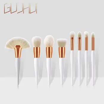 

Fan Shape Makeup Brushes Set For Foundation Powder Blush Eyeshadow Concealer Lip Eye Make Up Brush Cosmetics Beauty Tools TSLM1