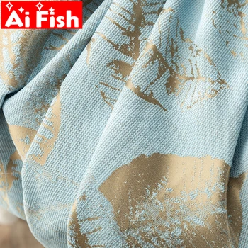 Blue Blackout Curtains with Shiny Gold leaves Window Curtains For Living Room Beige Printed Curtains for Bedroom Drapes ZH208#3
Blue Blackout Curtains with Shiny Gold leaves Window Curtains For Living Room Beige Printed Curtains for Bedroom Drapes ZH208#3