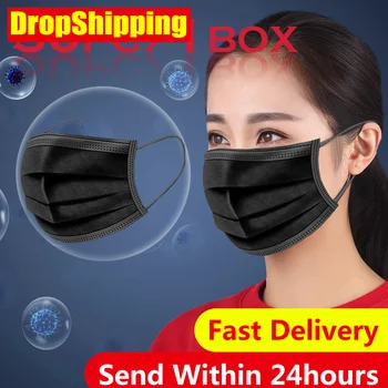 3pcs Mouth Mask Disposable Black Cotton Mouth Face Masks Non-woven Mask 3 Filter In Stock Dust-proof For Men Women Fashion
3pcs Mouth Mask Disposable Black Cotton Mouth Face Masks Non-woven Mask 3 Filter In Stock Dust-proof For Men Women Fashion