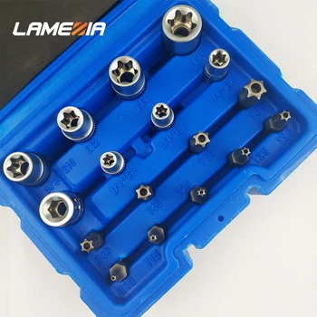 LAMEZIA 17pcs/set Chromium-vanadium Steel Multifunctional Impact Sockets Set Professional Screwdriver With Screw Head Kit
LAMEZIA 17pcs/set Chromium-vanadium Steel Multifunctional Impact Sockets Set Professional Screwdriver With Screw Head Kit