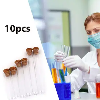 10pcs/Set Cork Lab Glassware Test Tube Cuvette Economic Chemistry Laboratory Liquid Convenient Chemical Reaction Experiment
10pcs/Set Cork Lab Glassware Test Tube Cuvette Economic Chemistry Laboratory Liquid Convenient Chemical Reaction Experiment