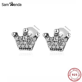 Earrings 925 Sterling Silver Stud Earings For Women Rose Gold Color Crystal Earing Crown Earring Luxury Brand Fashion Jewelry 
Earrings 925 Sterling Silver Stud Earings For Women Rose Gold Color Crystal Earing Crown Earring Luxury Brand Fashion Jewelry