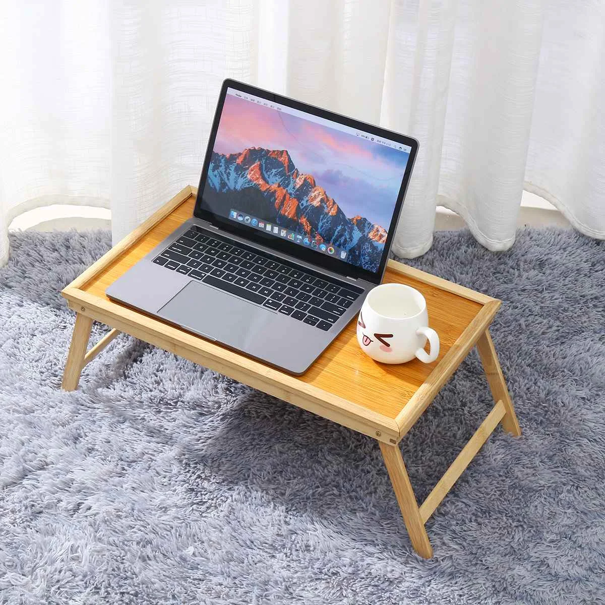 Foldable Laptop Desk Bed Tray Table Sofa Bed Tray Picnic Computer Table Studying Notebook Desk Tray Table for Breakfast in Bed 
Foldable Laptop Desk Bed Tray Table Sofa Bed Tray Picnic Computer Table Studying Notebook Desk Tray Table for Breakfast in Bed