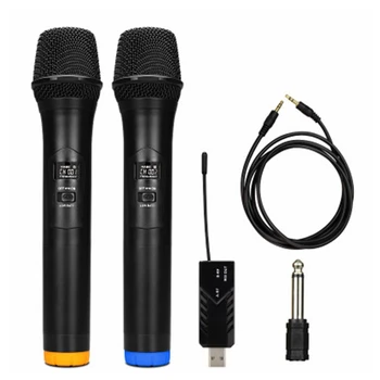 2 channels Wireless Handheld Microphone Set with 2 Mic 1 UHF Receiver for studio karaoke WM-1/WM-2
2 channels Wireless Handheld Microphone Set with 2 Mic 1 UHF Receiver for studio karaoke WM-1/WM-2