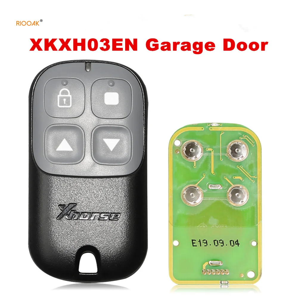 RIOOAK Xhorse XKXH03EN Wire Remote Key Garage Door 4 Buttons Black English Version locksmith tools
RIOOAK Xhorse XKXH03EN Wire Remote Key Garage Door 4 Buttons Black English Version locksmith tools