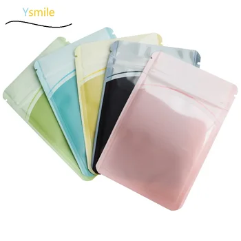Thick Zip Lock Bag Gift Packaging Bag Half Clear Zip Pouch Aluminum Foil Bag with Zipper 
Thick Zip Lock Bag Gift Packaging Bag Half Clear Zip Pouch Aluminum Foil Bag with Zipper