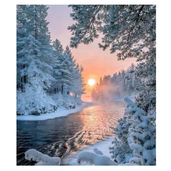 Diamond Painting Diy Snow Scenery 100% Full Diamond Embroidery 5D Cross Stitch Holiday Gift
Diamond Painting Diy Snow Scenery 100% Full Diamond Embroidery 5D Cross Stitch Holiday Gift