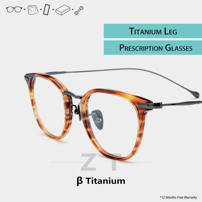 ZT Pure B Titanium Optical Glasses Frame Acetate Prescription Eyeglasses Transparent Women Retro Round Myopia Spectacle Frames
ZT Pure B Titanium Optical Glasses Frame Acetate Prescription Eyeglasses Transparent Women Retro Round Myopia Spectacle Frames