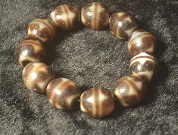 Treasure Magic LKbrother Magic Tibetan old Agate Tiger-tooth Daluo dZi Bead Big Bracelet Bangle Totem
Treasure Magic LKbrother Magic Tibetan old Agate Tiger-tooth Daluo dZi Bead Big Bracelet Bangle Totem