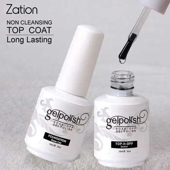 Zation High Capacity 15ml/1pcs No Wipe Top & Base Coat UV Nail Gel No Sticky Gel Nail Polish Easy Clean Foundation UV Gel Polish
Zation High Capacity 15ml/1pcs No Wipe Top & Base Coat UV Nail Gel No Sticky Gel Nail Polish Easy Clean Foundation UV Gel Polish