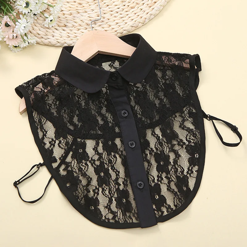 Linbaiway Black Embroidery Stand Lapel False Collars for Women Detachable Shirt Blouse Tops Ladies Fake Collars Sweater Decor
Linbaiway Black Embroidery Stand Lapel False Collars for Women Detachable Shirt Blouse Tops Ladies Fake Collars Sweater Decor
