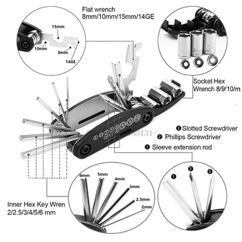 Motorcycle accessories 16 in 1 Screwdriver bolts Fix tool cover for Adventure Piaggio Vespa Honda Ruckus Pulsar 200 Savage
Motorcycle accessories 16 in 1 Screwdriver bolts Fix tool cover for Adventure Piaggio Vespa Honda Ruckus Pulsar 200 Savage
