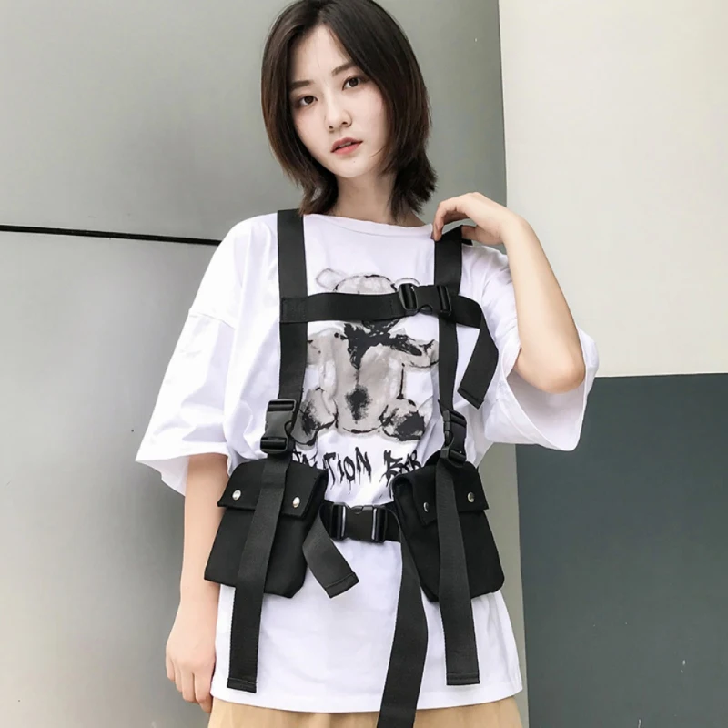 Fashion Hip Hop Streetwear Men Women Tactical Chest Rig Waist Packs Bag Adjustable Shouldur Bag Multi-pockets Vest Bag
Fashion Hip Hop Streetwear Men Women Tactical Chest Rig Waist Packs Bag Adjustable Shouldur Bag Multi-pockets Vest Bag