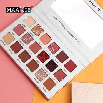 Nude Matte Eye Shadow Palette 18 Color Shimmer Glitter Pigment Makeup Palette Waterproof Earth Mermaid Ji Eye Makeup TSLM2
Nude Matte Eye Shadow Palette 18 Color Shimmer Glitter Pigment Makeup Palette Waterproof Earth Mermaid Ji Eye Makeup TSLM2