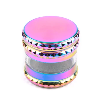 A variety of latest designs, Asian rainbow ice blue 63MM diamond edge transparent weed herb grinder, easy to clean free delivery
A variety of latest designs, Asian rainbow ice blue 63MM diamond edge transparent weed herb grinder, easy to clean free delivery