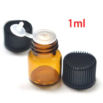 Hot Sell 10pcs 1ml Amber Glass Vials Small Mini Essential Oil Bottle with Orifice Reducer and Cap Small Bottles
Hot Sell 10pcs 1ml Amber Glass Vials Small Mini Essential Oil Bottle with Orifice Reducer and Cap Small Bottles