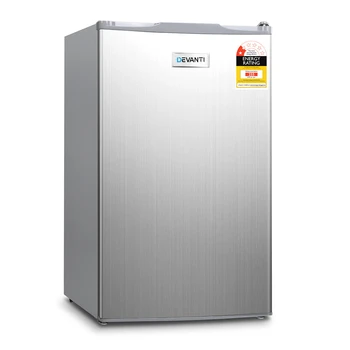 Devanti Silver 127L Bar Fridge Fast Frozen 7 Adjustable Temperature Settings Suitable For Outdoors Or Indoors Use Bar Fridge A2
Devanti Silver 127L Bar Fridge Fast Frozen 7 Adjustable Temperature Settings Suitable For Outdoors Or Indoors Use Bar Fridge A2
