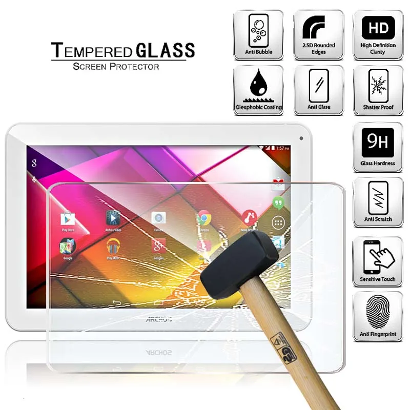 Tablet Tempered Glass Screen Protector Cover for Archos 101 Copper Full coverage Explosion-Proof Anti-Scratch Screen
Tablet Tempered Glass Screen Protector Cover for Archos 101 Copper Full coverage Explosion-Proof Anti-Scratch Screen