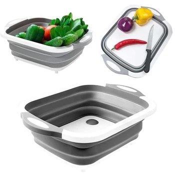 Kitchen Plastic Silicone Dish Tub Washing Multi-function and Draining Veggies Fruits Food Grade Sink Storage Basket Kitchen Tool
Kitchen Plastic Silicone Dish Tub Washing Multi-function and Draining Veggies Fruits Food Grade Sink Storage Basket Kitchen Tool