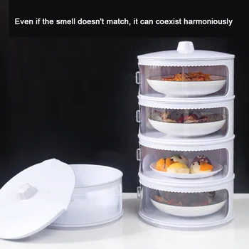Multi-layer Food Cover Stackable Food Insulation Cover Anti-flies Household Dining Table Leftovers Storage Dust Proof Cover
Multi-layer Food Cover Stackable Food Insulation Cover Anti-flies Household Dining Table Leftovers Storage Dust Proof Cover