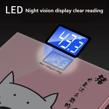 Weighing scale Electronic scale Human body electronic scale High accuracy Numbers can be seen at night without lights
Weighing scale Electronic scale Human body electronic scale High accuracy Numbers can be seen at night without lights