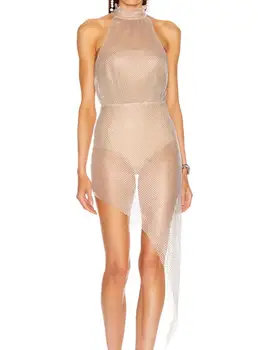 Summer Style Sexy Transparent Sparkly Glitter Bandage Dress 2020 Designer Bodycon Evening Party Dress Vestido
Summer Style Sexy Transparent Sparkly Glitter Bandage Dress 2020 Designer Bodycon Evening Party Dress Vestido