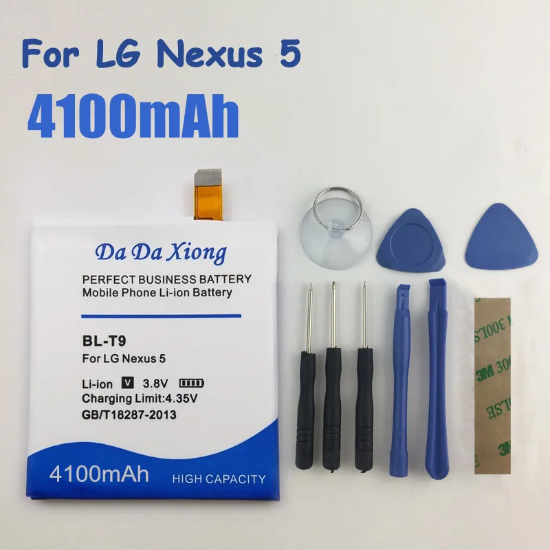 Высокое качество аккумулятор 4100 мАч для LG Google Nexus 5 E980 G D820 D821|battery for|battery for lgbl t9 |