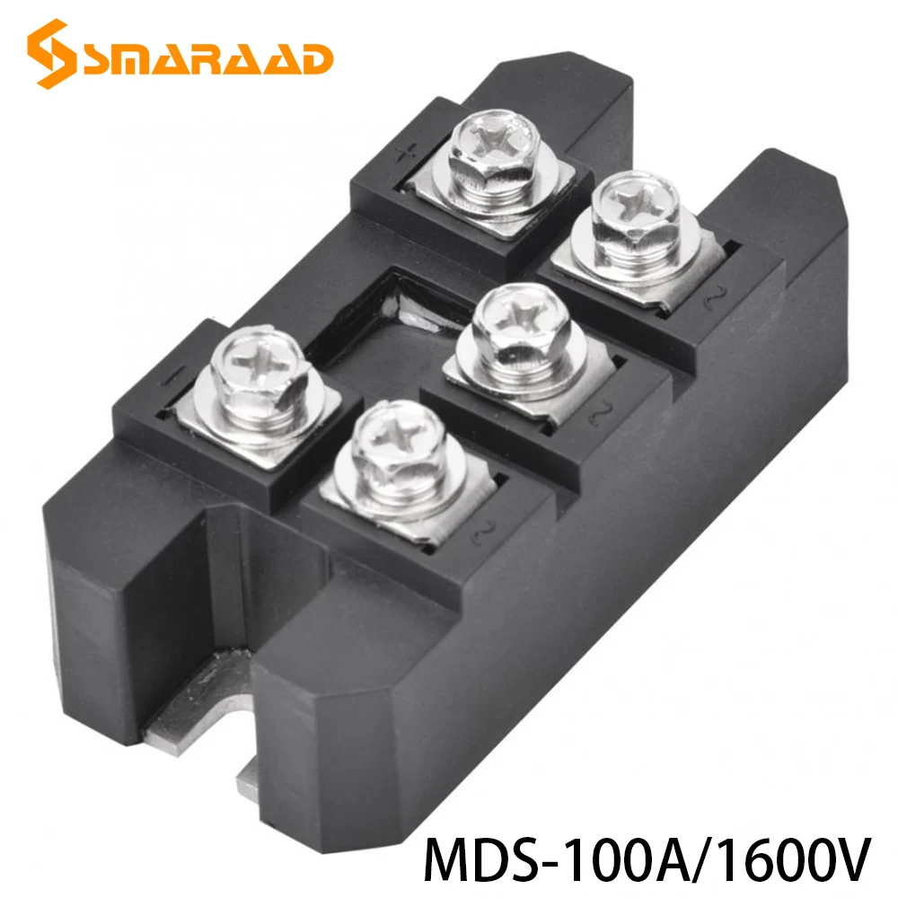 MDS 100A 1600v Regulator For Wind Generators No Break Controller 3-Phase Rectifier Bridge Module 5 Terminals Generator Starter
MDS 100A 1600v Regulator For Wind Generators No Break Controller 3-Phase Rectifier Bridge Module 5 Terminals Generator Starter