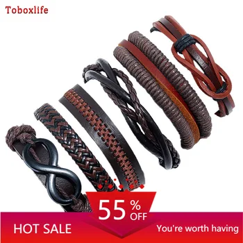Toboxlife Braided Wrap Leather Bracelets for Men Women Vintage Poker Charm Wooden Beads Ethnic Tribal Wristbands Wrap Bracelet
Toboxlife Braided Wrap Leather Bracelets for Men Women Vintage Poker Charm Wooden Beads Ethnic Tribal Wristbands Wrap Bracelet