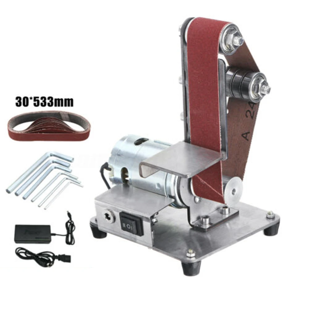 Mini Adjustable Belt Conveyor Kit Wrenches Adapter Non Slip Precision Polishing Woodworking Workbench Sander Tools
Mini Adjustable Belt Conveyor Kit Wrenches Adapter Non Slip Precision Polishing Woodworking Workbench Sander Tools