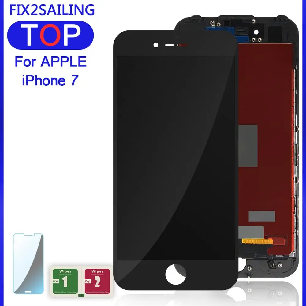 For Apple iPhone 7 7G 100% Grade AAA LCD Display Touch Screen Digitizer Assembly Replacement With Tempered Glass
For Apple iPhone 7 7G 100% Grade AAA LCD Display Touch Screen Digitizer Assembly Replacement With Tempered Glass