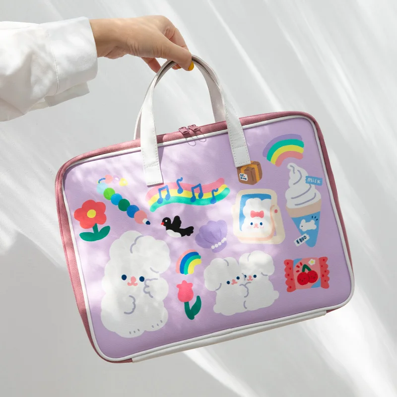Korea 11 12 13.3 Inch Laptop Notebook Handbag Large Capacity Ipad Computer Case Cute Travel Luggage Organizer Handbags Totes
Korea 11 12 13.3 Inch Laptop Notebook Handbag Large Capacity Ipad Computer Case Cute Travel Luggage Organizer Handbags Totes