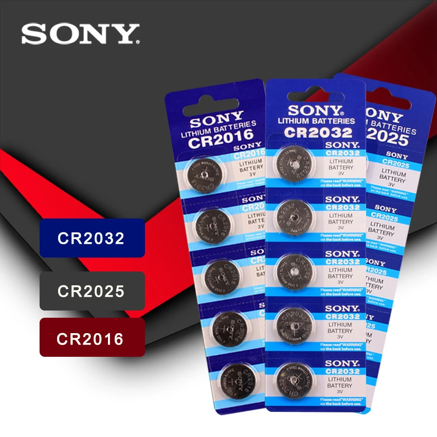 15pc SONY Original cr2032 cr 2025 cr2016 3v button cell coin batteries for For Watch Remote Control Calculator
15pc SONY Original cr2032 cr 2025 cr2016 3v button cell coin batteries for For Watch Remote Control Calculator