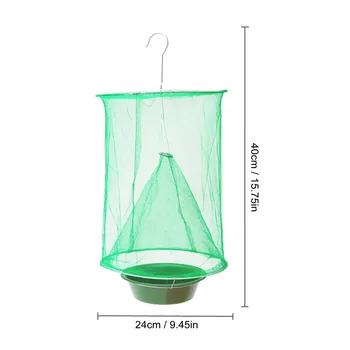 New Pest Control Reusable Hanging Fly Catcher Killer Flies Flytrap Zapper Cage Net Trap Health Home Garden Yard Supplies Durable
New Pest Control Reusable Hanging Fly Catcher Killer Flies Flytrap Zapper Cage Net Trap Health Home Garden Yard Supplies Durable