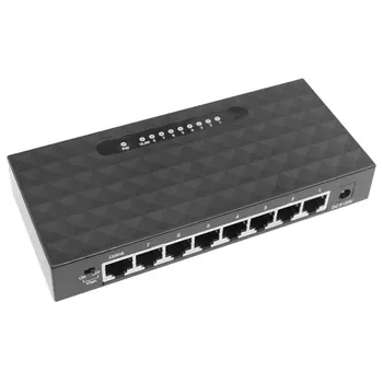8-Port Hubs 1000Mbps Gigabit Ethernet Desktop Switch Fast Network High Integration Plug and Play
8-Port Hubs 1000Mbps Gigabit Ethernet Desktop Switch Fast Network High Integration Plug and Play