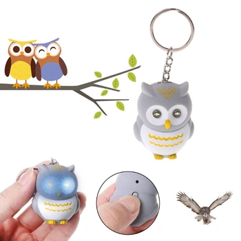 Funny LED Light 3D Cartoon Owl Keyring Sound Hooting Key Chain Key Gift Kid Toys R9UE
Funny LED Light 3D Cartoon Owl Keyring Sound Hooting Key Chain Key Gift Kid Toys R9UE