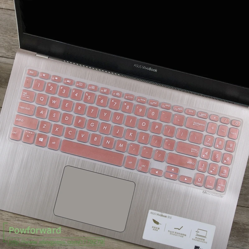 Osłona na klawiaturę laptopa 17 cali, pokrowiec ochronny ze skóry do Asus VivoBook 17 A712, 17.3'' - Wianko - 13