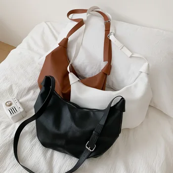 Casual Crossbody Half Moon Bags for Women 2020 Summer Fashion Female Shoulder Bags Soft PU Leather High Capacity Lady Handbags
Casual Crossbody Half Moon Bags for Women 2020 Summer Fashion Female Shoulder Bags Soft PU Leather High Capacity Lady Handbags