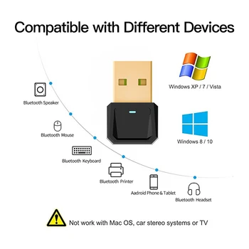 USB Bluetooth Dongle Adapter 5.0 for PC Computer Speaker Mouse Bluetooth headphone Keyboard Printer Receiver Transmitter
USB Bluetooth Dongle Adapter 5.0 for PC Computer Speaker Mouse Bluetooth headphone Keyboard Printer Receiver Transmitter