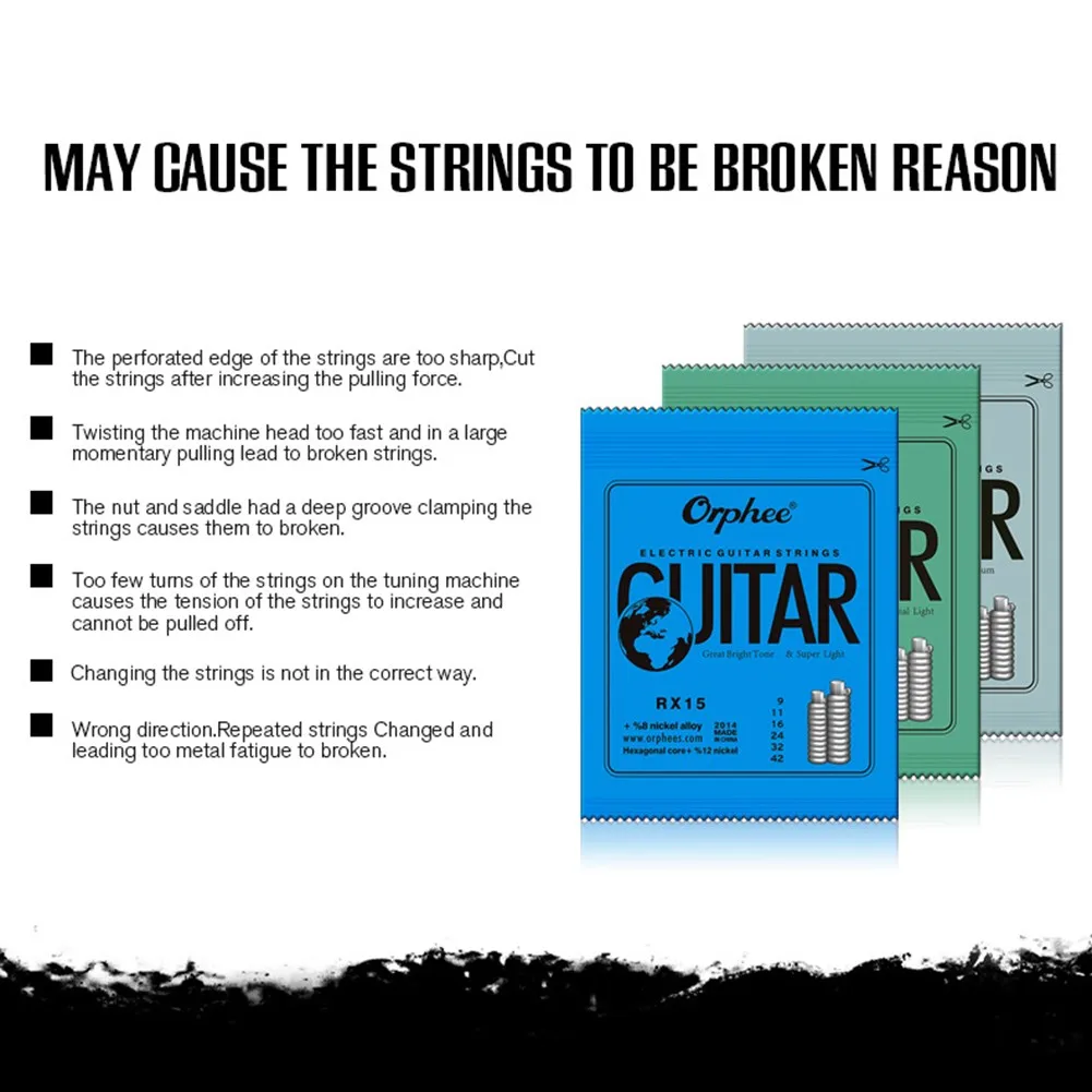 Guitars Parts 9-42/10-46/11-50 Gauges Musical Instruments Electric Guitar Strings Strings Accessories Best NEW
Guitars Parts 9-42/10-46/11-50 Gauges Musical Instruments Electric Guitar Strings Strings Accessories Best NEW