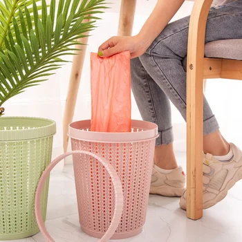 Hollow Garbage Bin Storage Basket with Built-in Garbage Bag Box Coverless for Home JS22
Hollow Garbage Bin Storage Basket with Built-in Garbage Bag Box Coverless for Home JS22