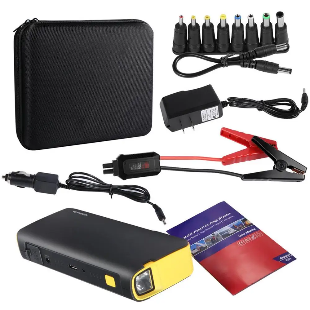 Multi-function Mini 18000mAh Batteries Charger 3 Mode Car Jump Starter Booster Power Bank LED Emergency Kit
Multi-function Mini 18000mAh Batteries Charger 3 Mode Car Jump Starter Booster Power Bank LED Emergency Kit