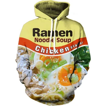 7XL Hoodies Men/women Sweatshirt Funny 3D Printed Hooded Hoodie Noodle Beef Chicken Pullover Plus Size Streetwear Men's Clothes 
7XL Hoodies Men/women Sweatshirt Funny 3D Printed Hooded Hoodie Noodle Beef Chicken Pullover Plus Size Streetwear Men's Clothes