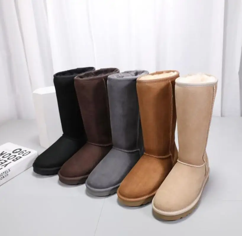 

Australia Women's Classic Tall Boots Womens Boot Snow Winter Boots Real Leather Boots Drop Shipping Botas Mujer Free Shipping