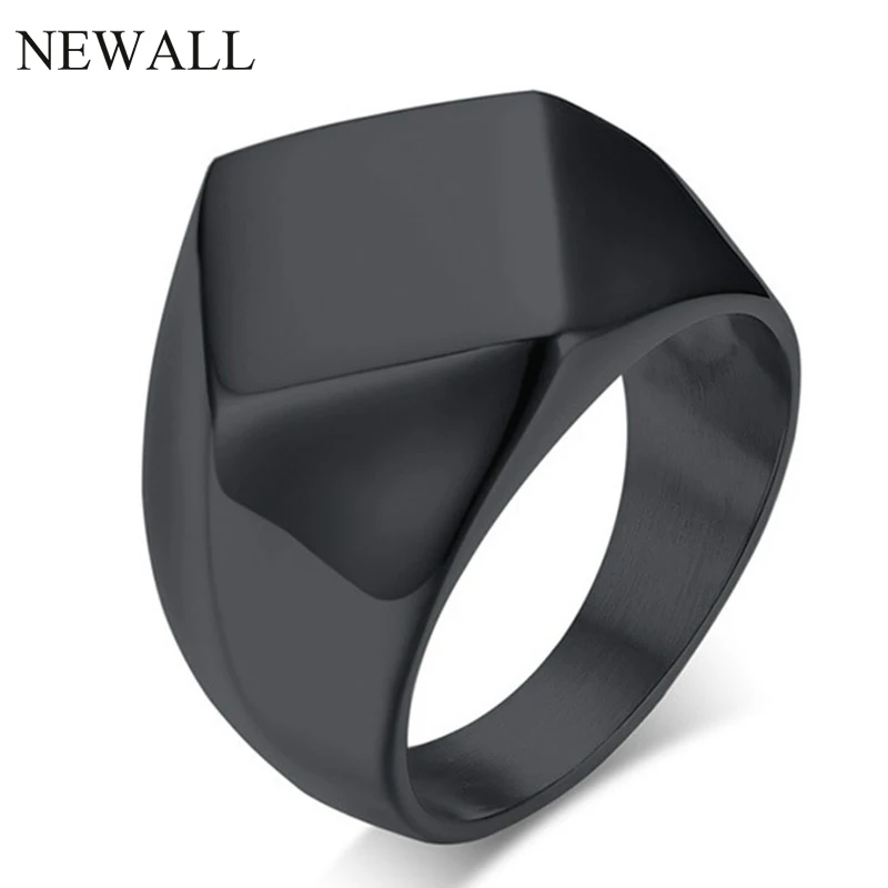 Men Stainless Steel Square Geometric ring Black 12mm width High-Quality Male gift engage Ring Jewelry accessory wedding ring
Men Stainless Steel Square Geometric ring Black 12mm width High-Quality Male gift engage Ring Jewelry accessory wedding ring