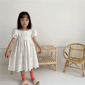 3766 White Girls Dress Summer Korean Girls' Embroidered Lace Dress Puff Sleeve Square Collar Girls Princess Dress Party Dress
3766 White Girls Dress Summer Korean Girls' Embroidered Lace Dress Puff Sleeve Square Collar Girls Princess Dress Party Dress