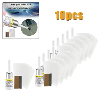 10x Car Windscreen Windshield Glass Nano Repair Kit For Chips Cracks Scratches Carrying And Storage
10x Car Windscreen Windshield Glass Nano Repair Kit For Chips Cracks Scratches Carrying And Storage