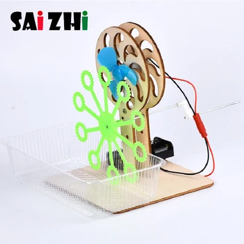 Saizhi DIY Bubble Machine STEAM Educational Kit Assembly Handmade Science Physics Experiment For Children Birthday Gift
Saizhi DIY Bubble Machine STEAM Educational Kit Assembly Handmade Science Physics Experiment For Children Birthday Gift