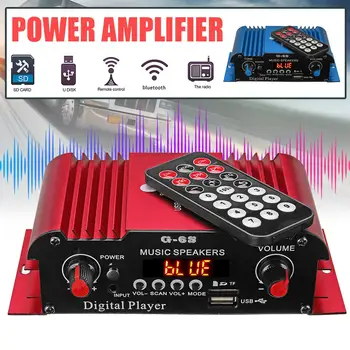 30W 12V 2CH Car Audio Amplificador HIFI Audio Power Amplifier bluetooth Stereo FM Radio Dual Output Amplifiers W/Remote Control
30W 12V 2CH Car Audio Amplificador HIFI Audio Power Amplifier bluetooth Stereo FM Radio Dual Output Amplifiers W/Remote Control